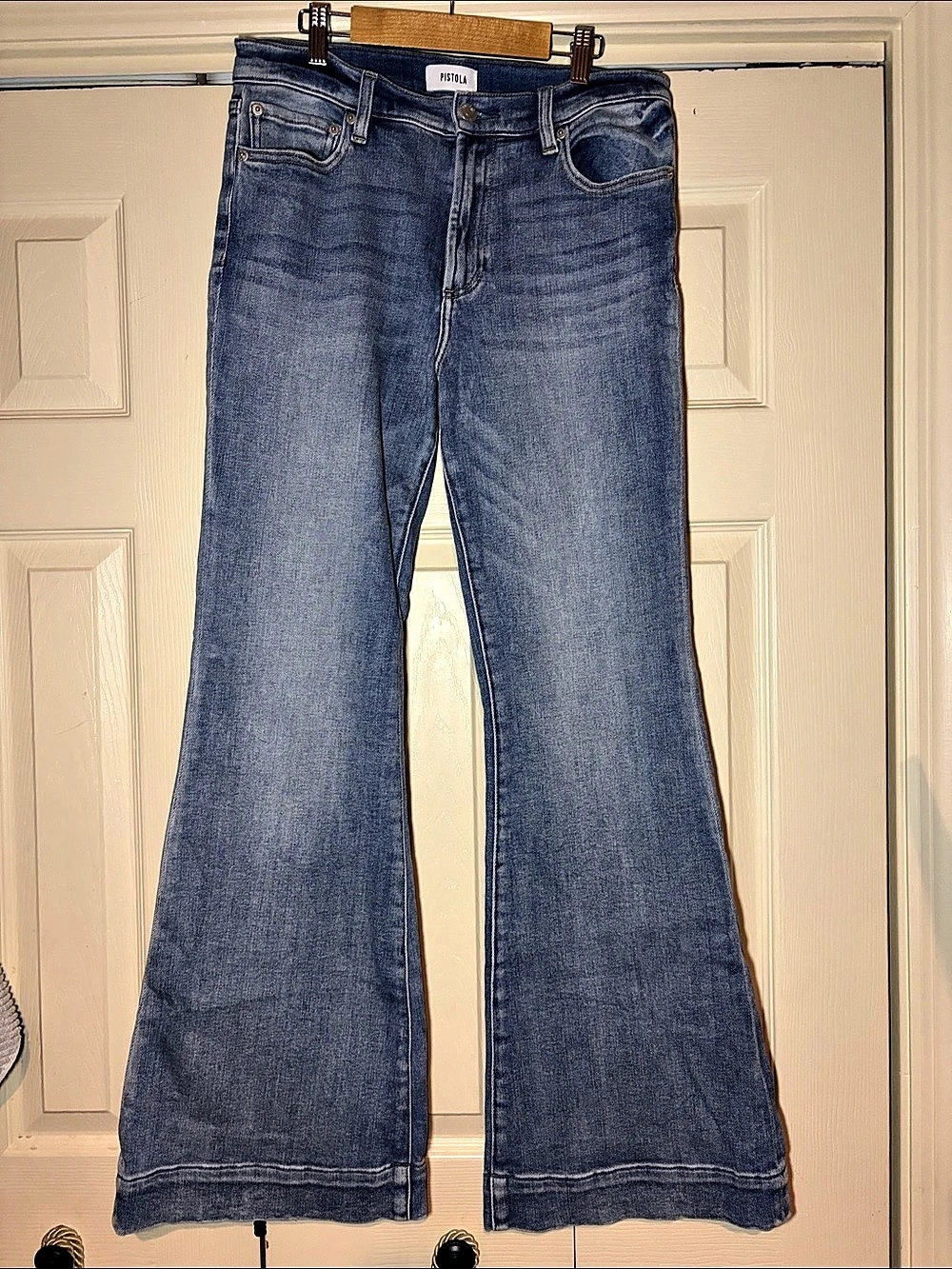 PISTOLA-  Flare Jeans in Blue Like New